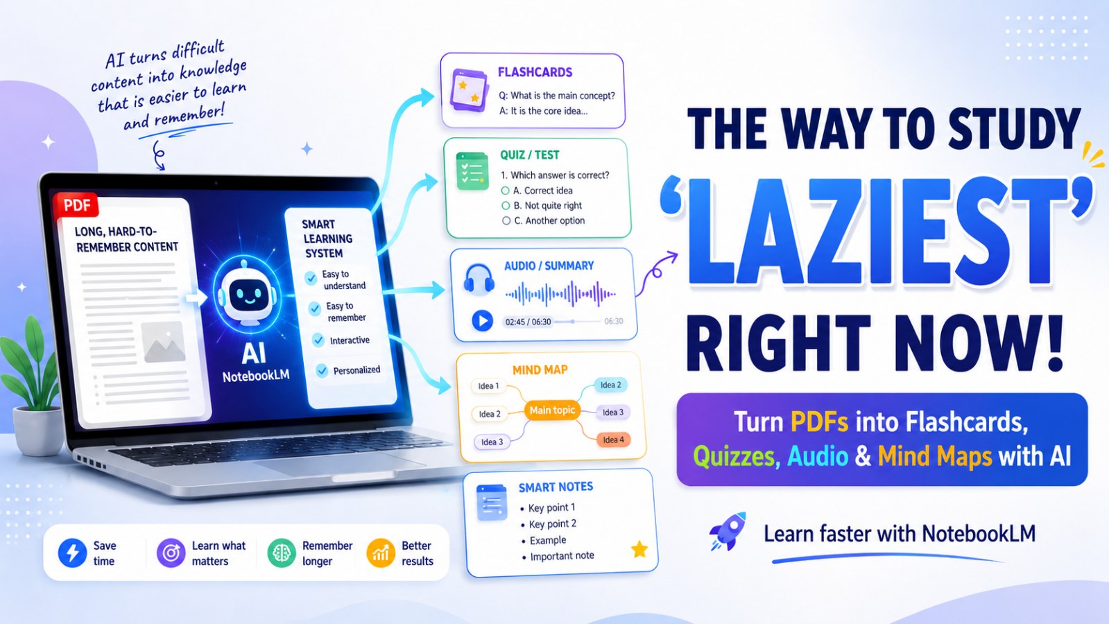 Đây là cách học “lười” nhất hiện nay: Biến PDF thành hệ thống học tập với NotebookLM